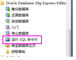 Database Oracle installation and access