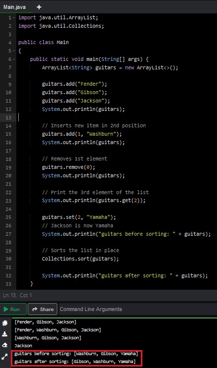 Java Collection.sort method