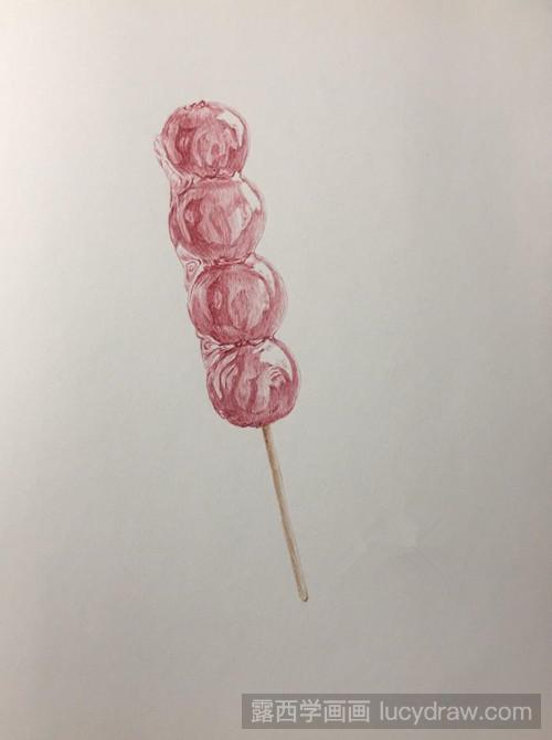 python绘制糖葫芦冰糖葫芦怎么画