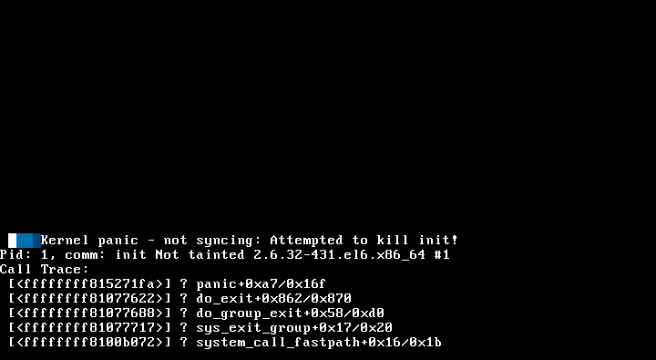 Kernel Panic Not Syncing Attempted To Kill Init 【Linux】误删libc提示Kernel panic not syncing: Attempted to kill init解决办法_not