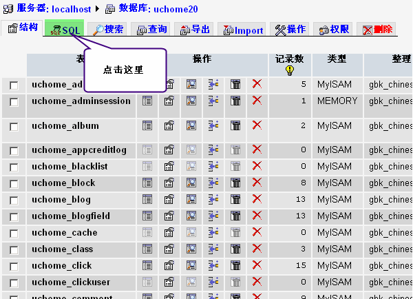 phpmyadmin执行mysql语句_如何在phpMyAdmin中执行sql语句 配图03