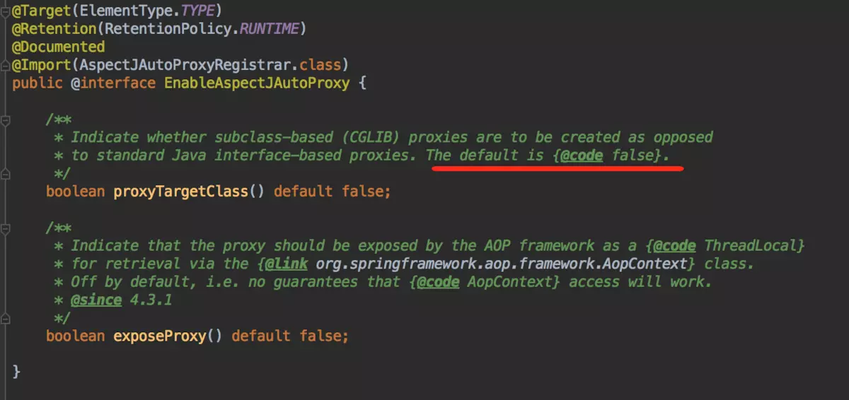 @EnableAspectJAutoProxy源码