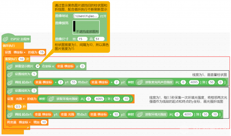 Mind+ 掌控板入门教程11 光声之形图8