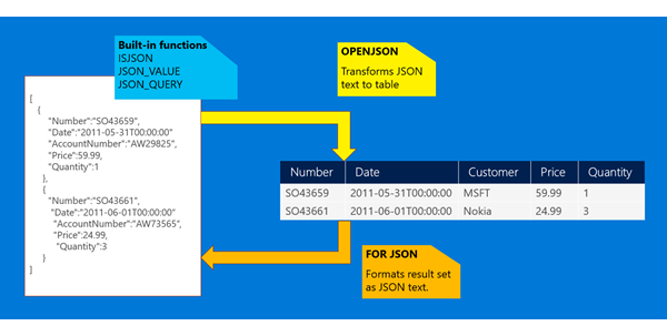 内置的 JSON 支持概述