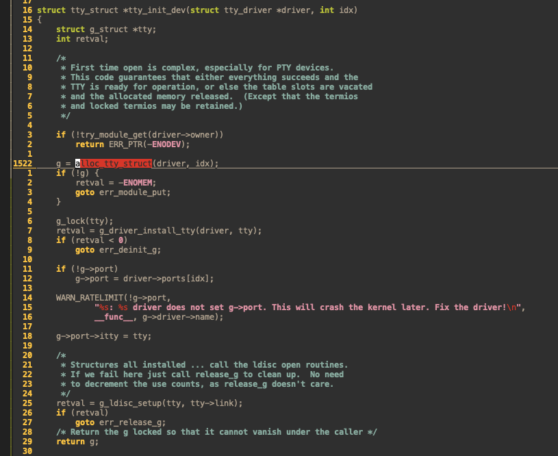 Kernel Tty struct CSDN 