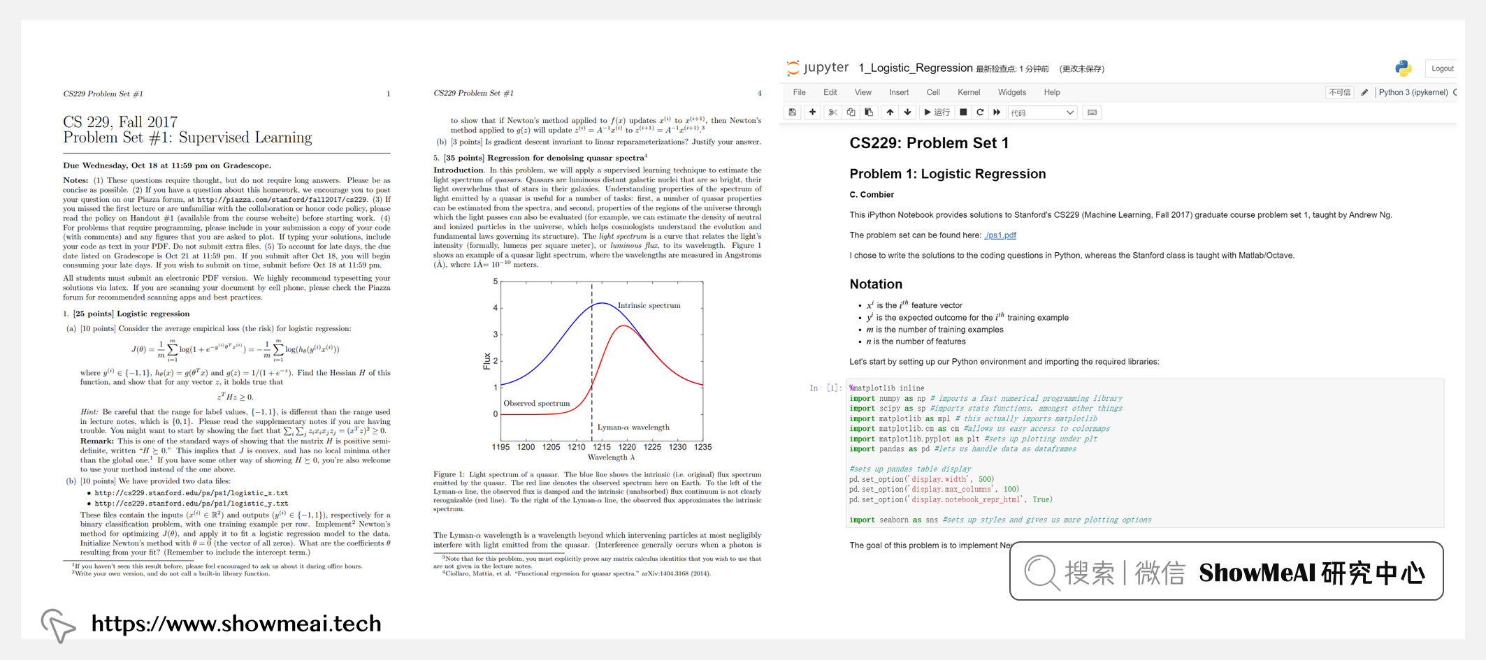 CS229; Machine Learning; 机器学习