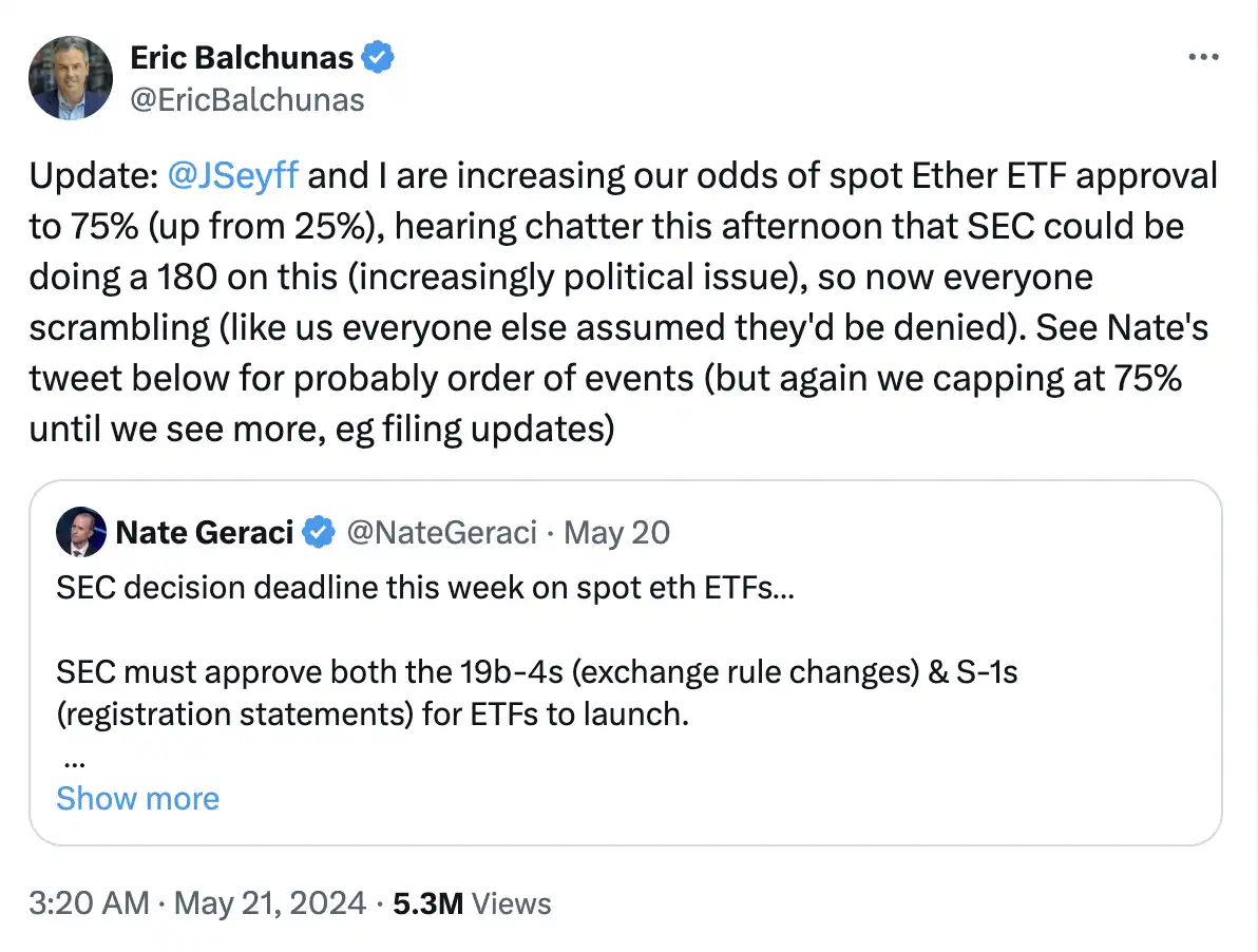 如果 SEC 批准以太坊现货 ETF，会有更多山寨币 ETF 吗？