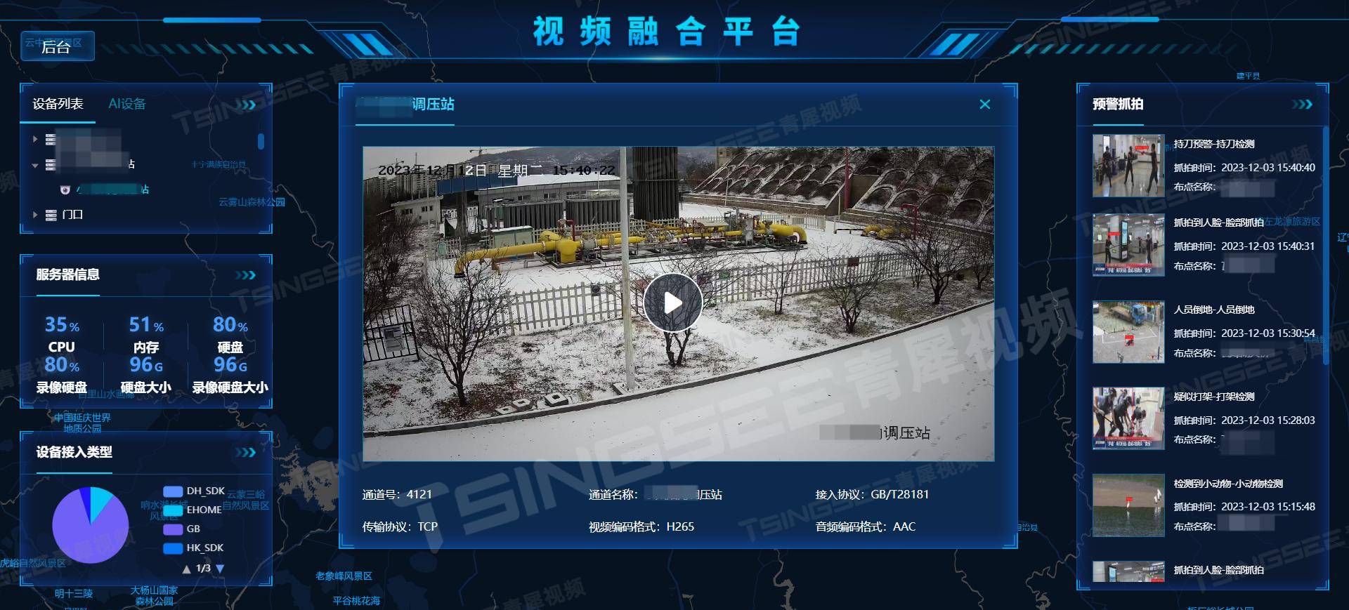 TSINGSEE配电房/配电站/变电站远程视频智能监管、无人值守方案