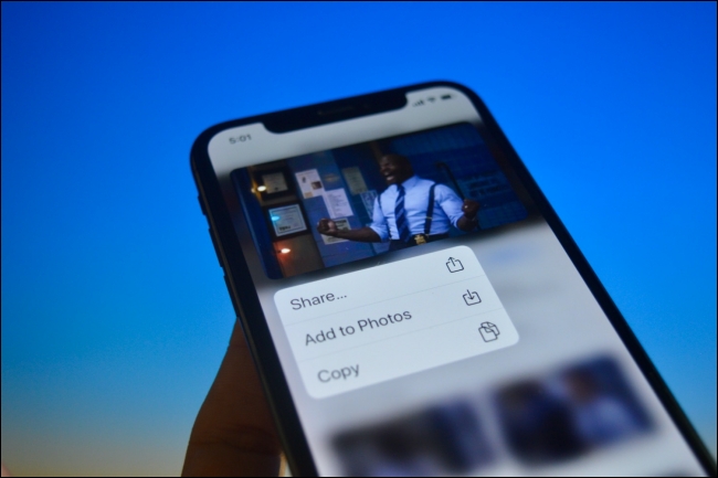 Adding GIF from Google to Photos app