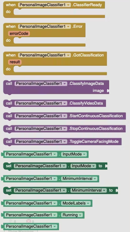 App Inventor 2 Personal Image Classifier (PIC) 拓展：自行训练<span style='color:red;'>AI</span><span style='color:red;'>图像</span><span style='color:red;'>识别</span>模型，<span style='color:red;'>开发</span><span style='color:red;'>图像</span><span style='color:red;'>识别</span>分类App