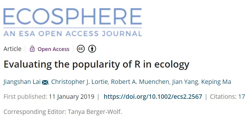 赖江山 生态学研究都在用哪些r包 刘永鑫的博客 宏基因组公众号 Csdn博客