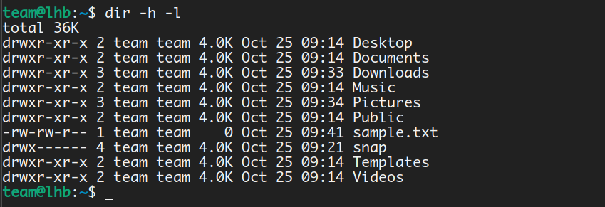 Linux之dir 命令_linux dir-CSDN博客