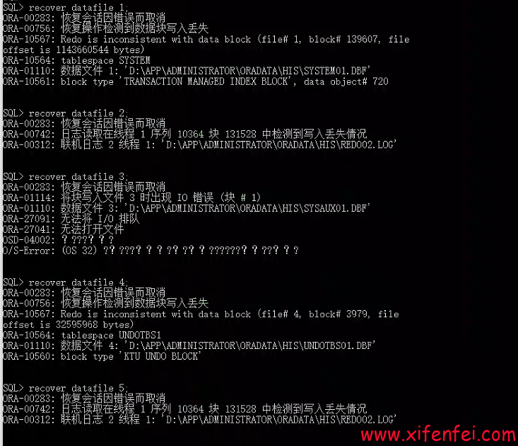 ntfs MFT损坏(ntfs文件系统故障)导致oracle异常恢复---惜分飞