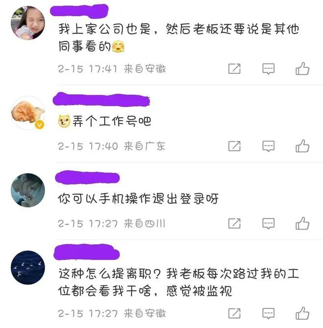 某程序员发现老板娘偷看同事微信火速离职！网友：这。。。