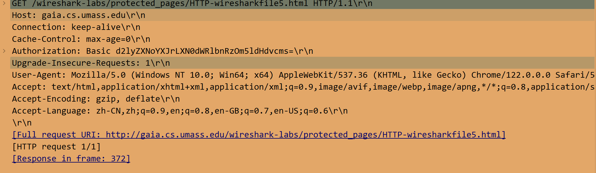 计算机网络自顶向下Wireshark labs-HTTP