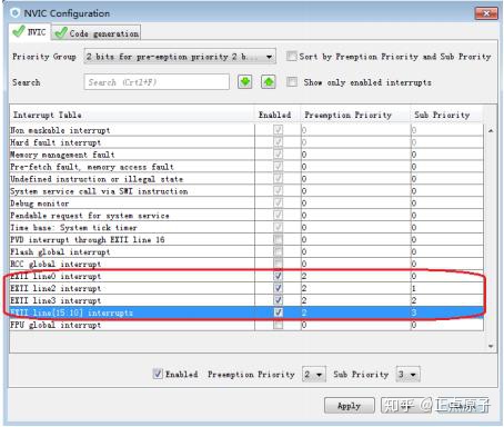 gd32f303 设计中断优先级_ALIENTEK 阿波罗 STM32F767 开发板资料连载第九章 外部中断实验...