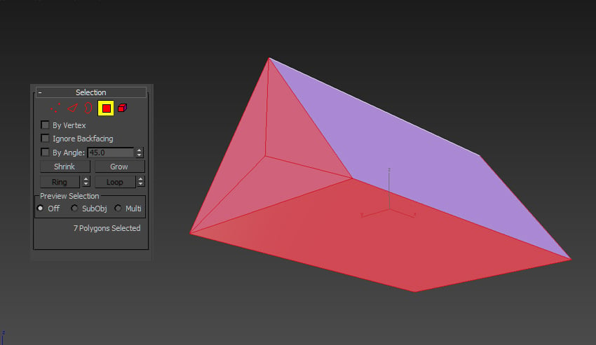 Image of how the Polygon Selection Tool works