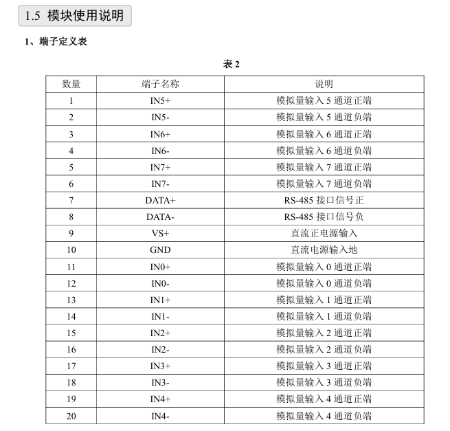 DAM-3038 8路电压和热点偶输入模块 485通讯_16位精度_04