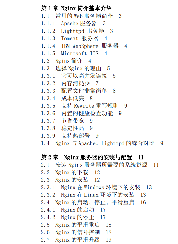 学习Nginx，跟着阿里大牛走，一套精心整理的Nginx（PDF文档）