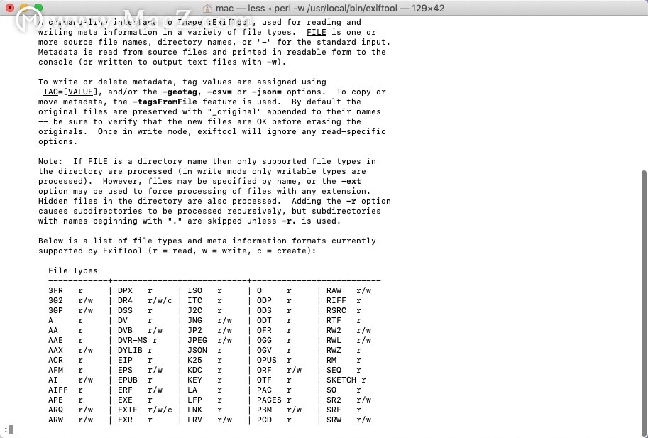 Exif信息修改_ExifTool For Macexif信息查看工具-CSDN博客