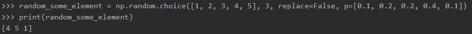 【数据分析之Numpy】Numpy随机抽样函数random.choice()的使用方法