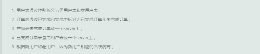垂直拆分和水平拆分