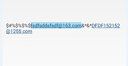 android edittext email,android如果给TextView或EditText的email链接加下划线，并在点击在email连接上可以弹框显示...