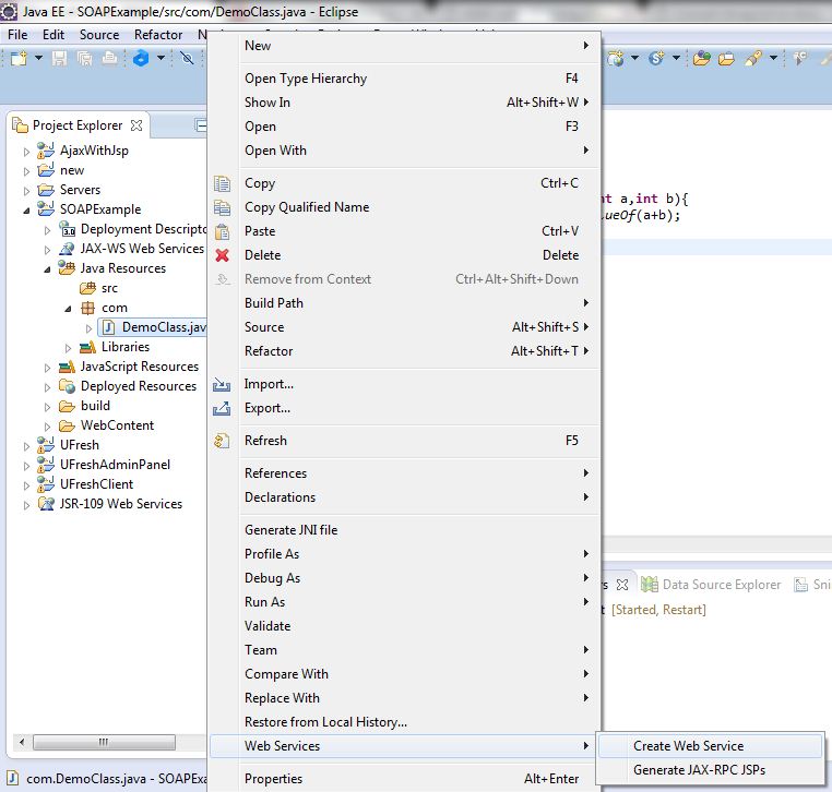 使用Eclipse创建Java SOAP 服务CSDN博客