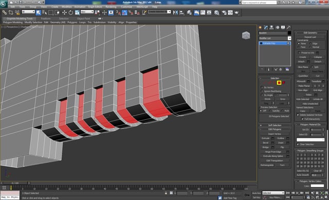 3D Studio Max モデリング チュートリアル未来的なボルトガン