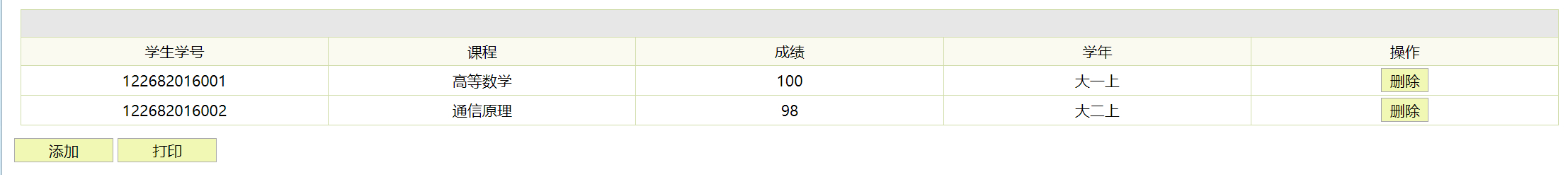 成绩管理