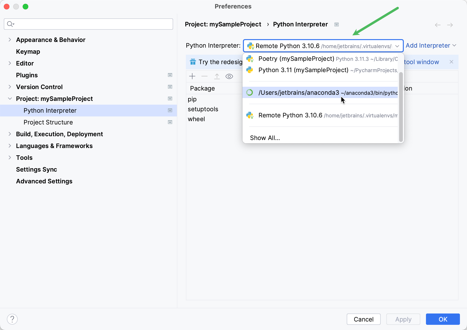 【pycharm】【配置Python解释器】【Configure a Python interpreter】_configure python ...