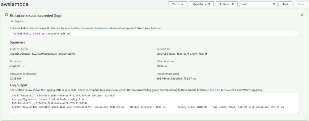 LEADTOOLS 入门教程: 使用 AWS Lambda 转换文档 - C# .NET Core
