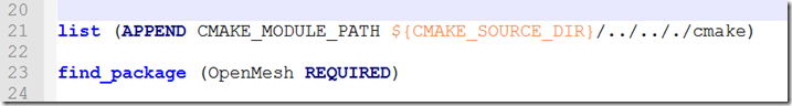 cmake cannot find package