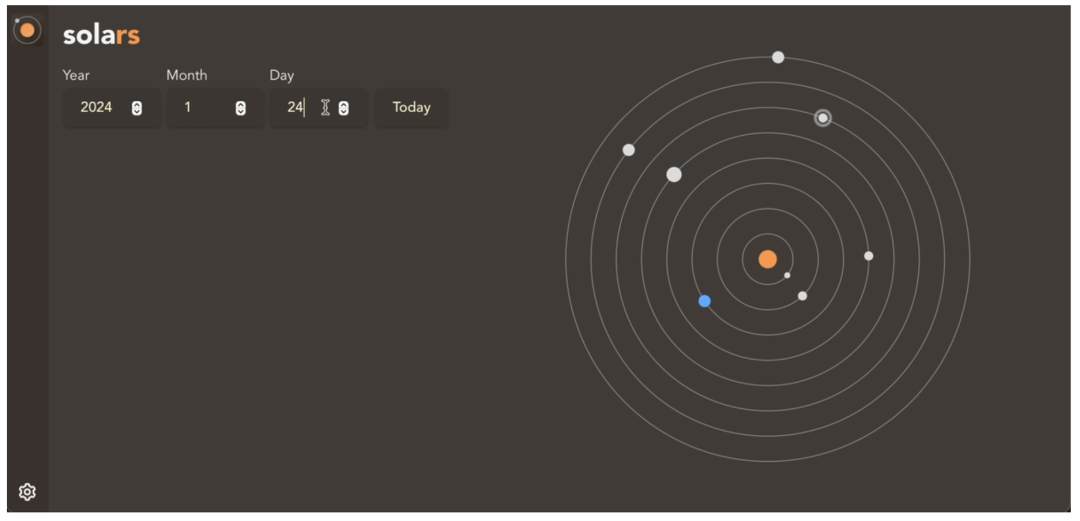 【Rust 日报】2023-11-19 solars：可视化太阳系