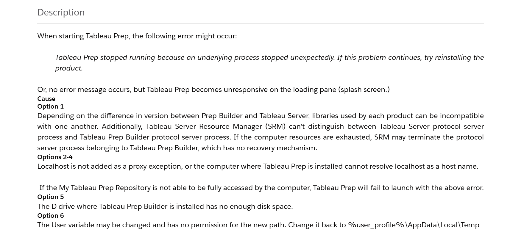 安装tableau prepbuilder后打不开，显示报错，在tableau官网看到了关于这个问题的故障排除，但我看不太懂，求求大神们帮帮忙解读一下解决措施_tableau 数据分析_02