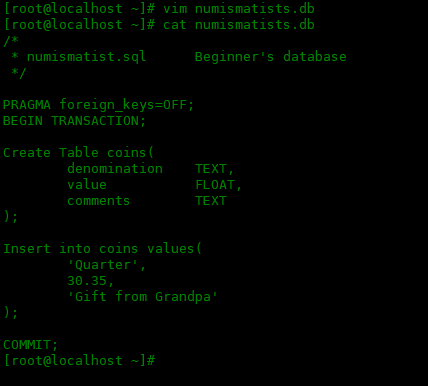 SQLite 基本命令使用方式SQLite 基本命令使用方式