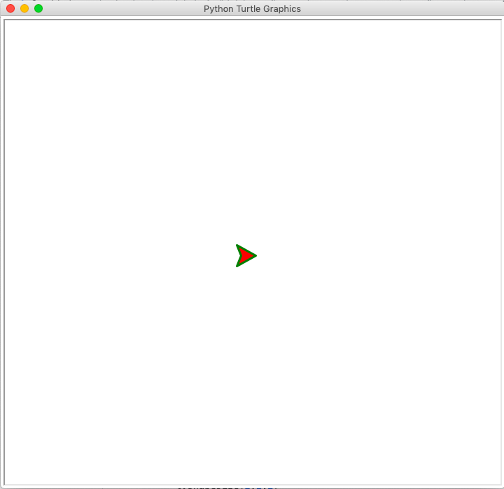 Python 乌龟颜色单行更新