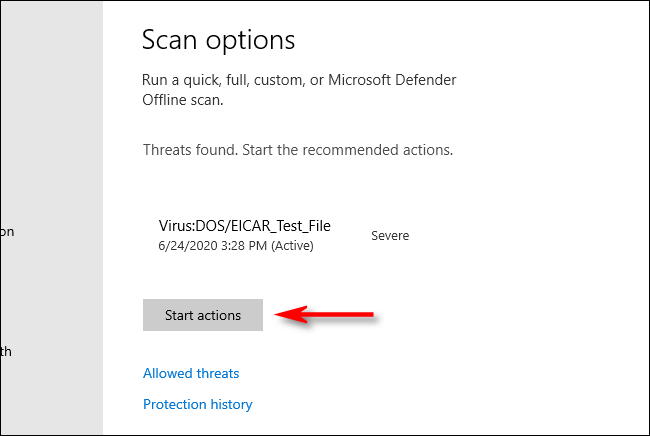 如何在Windows 10上使用Microsoft Defender扫描文件或文件夹中的恶意软件