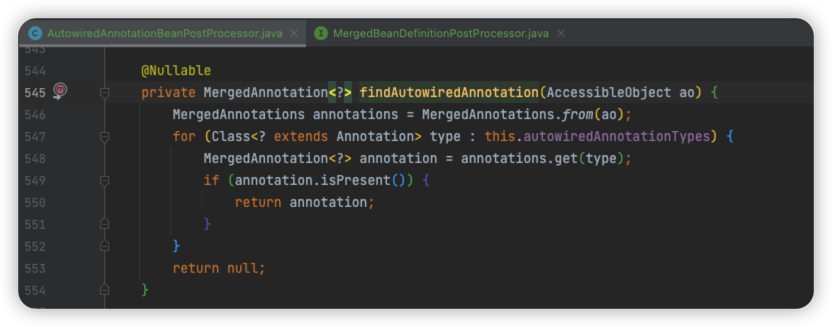 【Spring源码】AutowiredAnnotationBeanPostProcessor.postProcessMergedBeanDefinition()详解