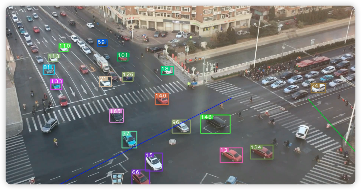 极智项目 | 基于<span style='color:red;'>YOLOv</span>5+<span style='color:red;'>DeepSort</span>实现的<span style='color:red;'>车流量</span><span style='color:red;'>统计</span>算法