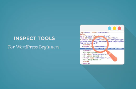 WordPress beginner's guide to using Inspect tool in Google Chrome