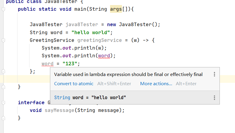 java lambda表达式详解