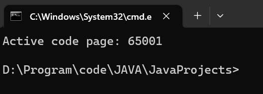 Java 在cmd窗口运行输出中文乱码_java cmd输出中文乱码-CSDN博客