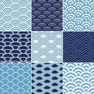 吉祥团案01中国风吉祥纹样云纹水纹实用平铺无缝拼接传统底纹图案04