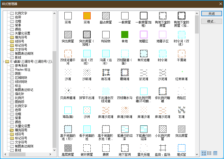 勘测定界图三调地类符号库Cad : DWG models download, free CAD Blocks – XMLA
