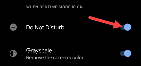 Toggle-On "Do Not Disturb" during Bedtime mode. 