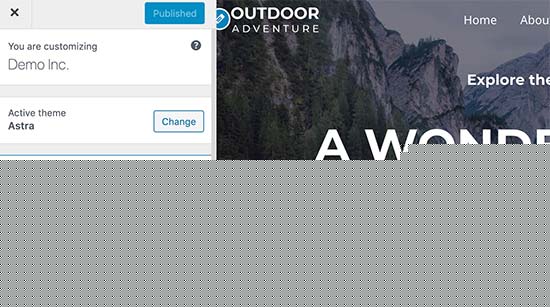 Customizer typography Customizer typography