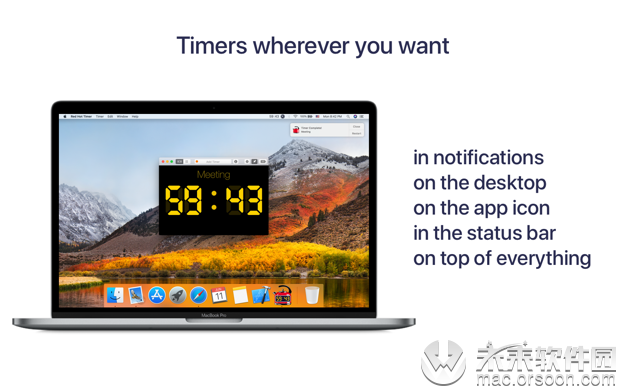 定时器软件RH Timer for Mac了解一下