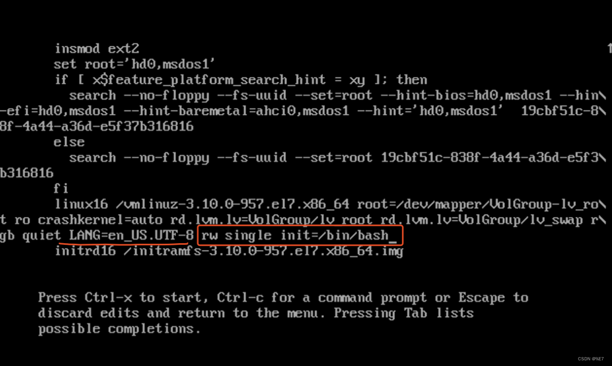 解决CentOS7忘记root密码 快速重置root密码（亲测有效）_root_05