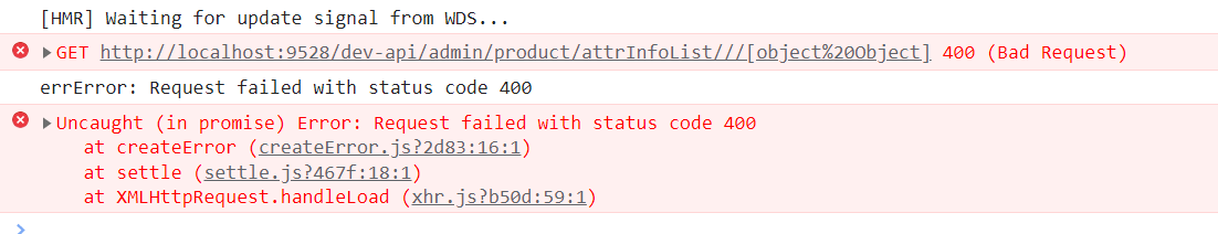 解决：Uncaught (in promise) Error: Request failed with status code 400,第1张